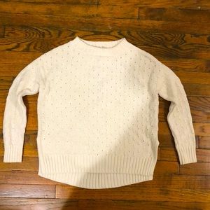 Gap 100% cotton ivory sweater